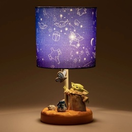 Lampka Nocna Gwiezdne Wojny Mandalorian - Gorgu Diorama włączona