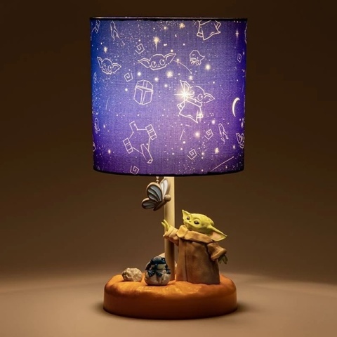 Lampka Nocna Gwiezdne Wojny Mandalorian - Gorgu Diorama włączona Lampka Nocna Gwiezdne Wojny Mandalorian - Gorgu Diorama włączona