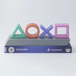 Lampka Playstation Icons na podeście z przyciskiem try me