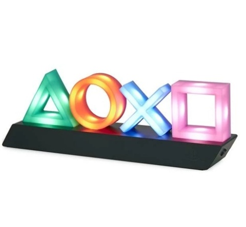 Lampka Playstation Icons włączona z perspektywy Lampka Playstation Icons włączona z perspektywy