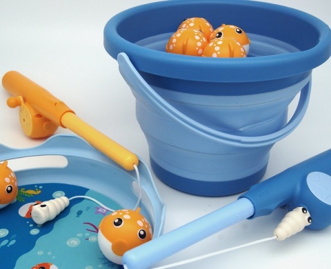 Gra Rybki magnetyczne w wiaderku CompacToys