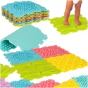 Mata Sensoryczna Puzzle Montessori 8 Elementów ukazanie kompletu