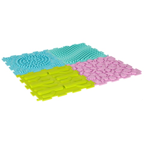 Mata Sensoryczna Puzzle Montessori 8 Elementów połączone cztery elementy perspektywa inne kolory Mata Sensoryczna Puzzle Montessori 8 Elementów połączone cztery elementy perspektywa inne kolory