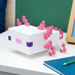 Minecraft Axolotl Wielokolorowa Lampka