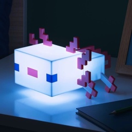 Axolotl Lampka podświtlona na niebiesko