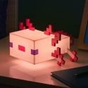 Minecraft Axolotl Wielokolorowa Lampka  podświtlona na czerwono