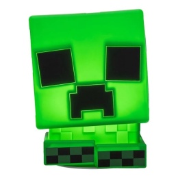Minecraft Silikonowa Lampka Z Akumulatorem Creeper włączona