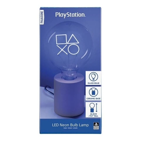 Playstation Lampka - Żarówka Neonowa Wysokość 24 cm w opakowaniu Playstation Lampka - Żarówka Neonowa Wysokość 24 cm w opakowaniu
