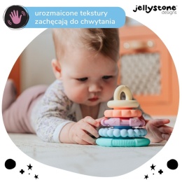 leżące dziecko z gryzakiem
