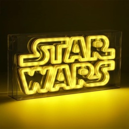 Star Wars Lampka Neonowa żółte światło